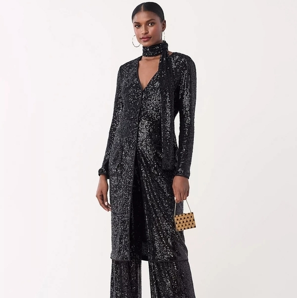 DVF Melina Sequined Dress size S NWT - Picture 3 of 10